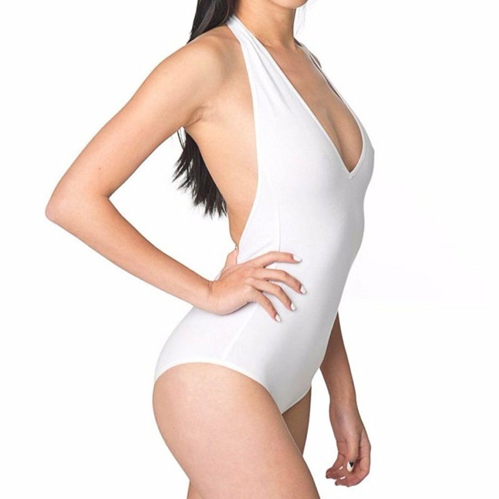 American Apparel Halter One Piece Swimsuit